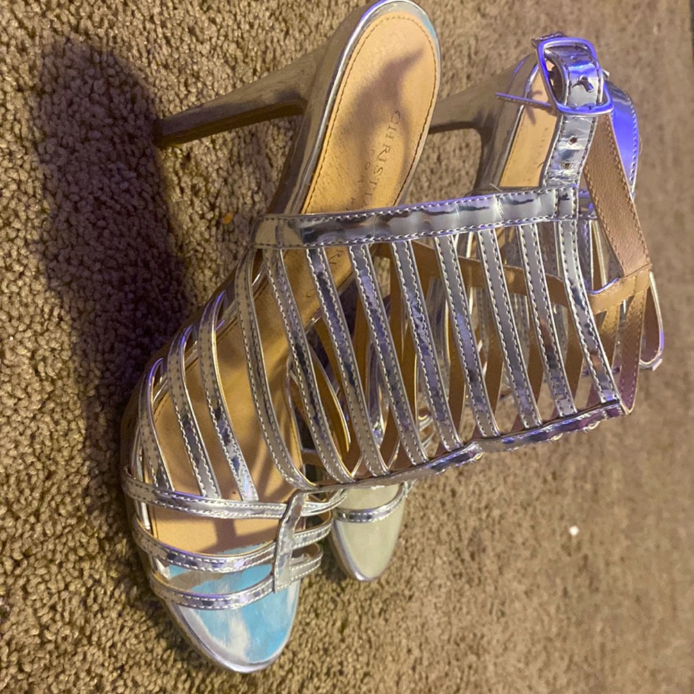 Silver, size 8